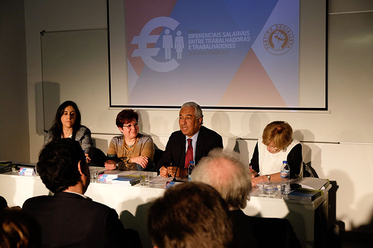 António Costa assume combate à desigualdade salarial