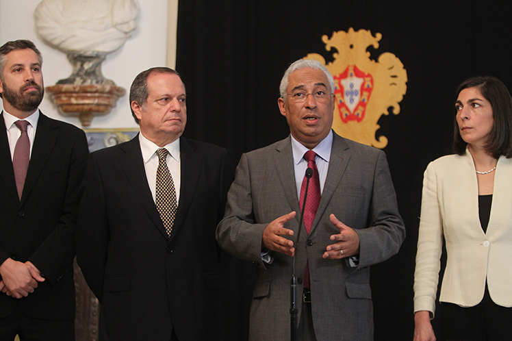 António Costa reiterou em Belém solução estável de governabilidade