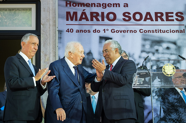 HOMENAGEM A MÁRIO SOARES NOS 40 ANOS DO I GOVERNO CONSTITUCIONAL