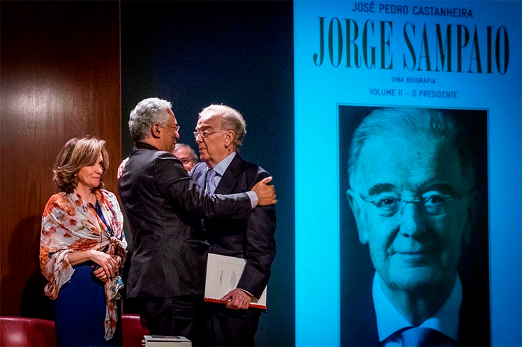 António Costa elogia percurso e coragem política de Jorge Sampaio