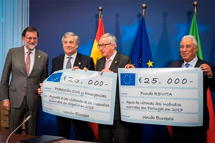 António Costa valoriza gesto solidário da UE com vítimas dos incêndios