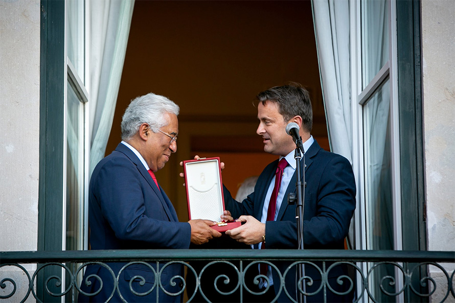 Luxemburgo distingue António Costa com Grã-Cruz do Mérito