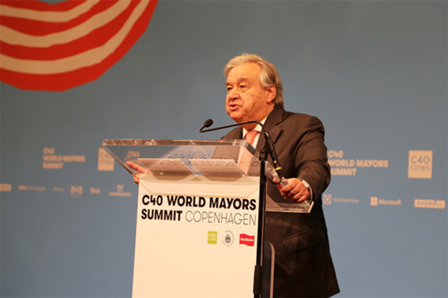 António Guterres defende urgência nas metas da neutralidade carbónica