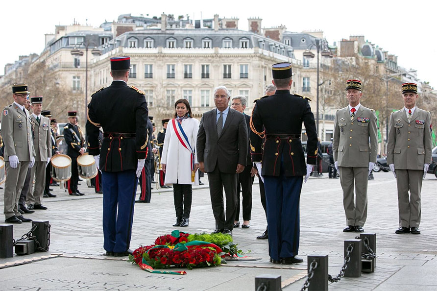 António Costa evocou a paz e reconciliação entre os povos europeus
