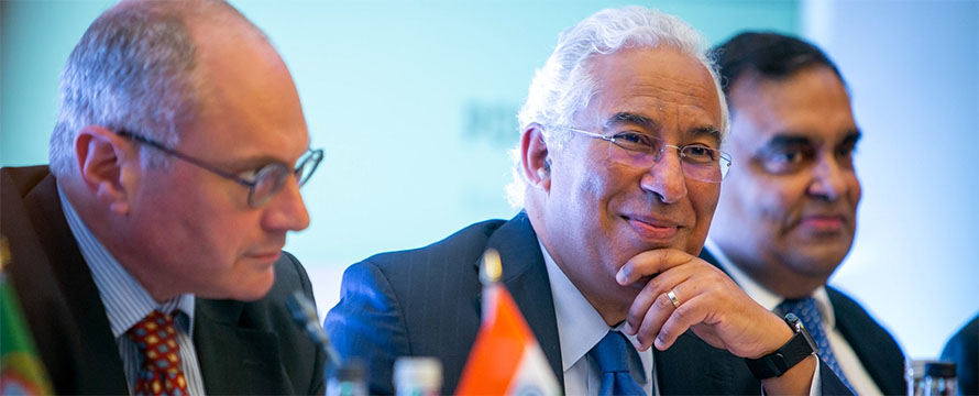 António Costa estimula empresários indianos a investir em Portugal