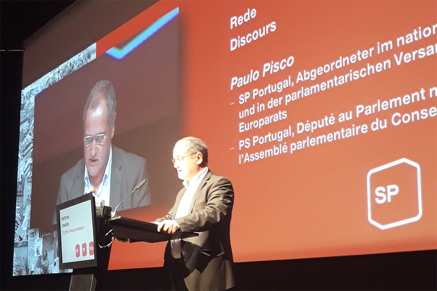 Paulo Pisco quer “maré de esquerda” para varrer extremismos da Europa