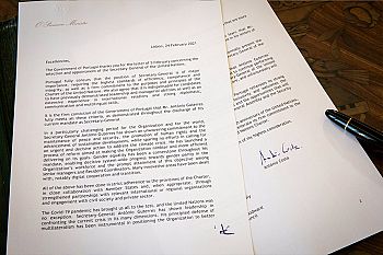 Liderança de António Guterres representa “força” e “esperança” para as causas comuns da humanidade