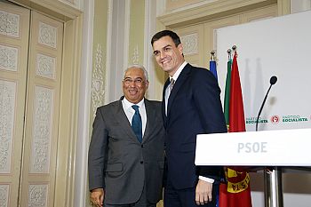 António Costa felicita Pedro Sánchez pela vitória do PSOE