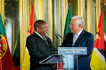 Portugal e Moçambique alinhados na construção de “uma grande ponte” entre o Atlântico e o Índico