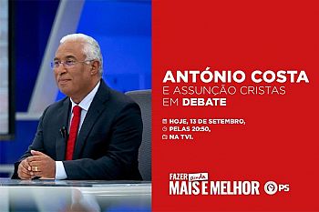 António Costa em debate com Assunção Cristas