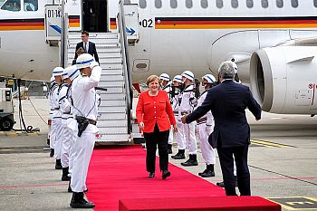 Merkel e António Costa debatem UEM e novo quadro financeiro europeu