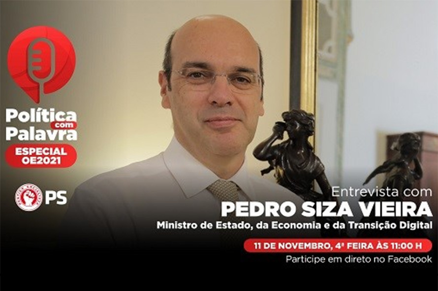 Pedro Siza Vieira no ‘Política com Palavra’ sobre OE2021