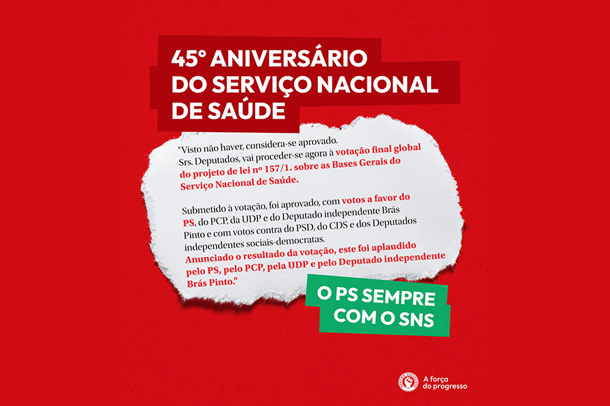 45 anos do SNS – Celebrar a nossa maior conquista coletiva