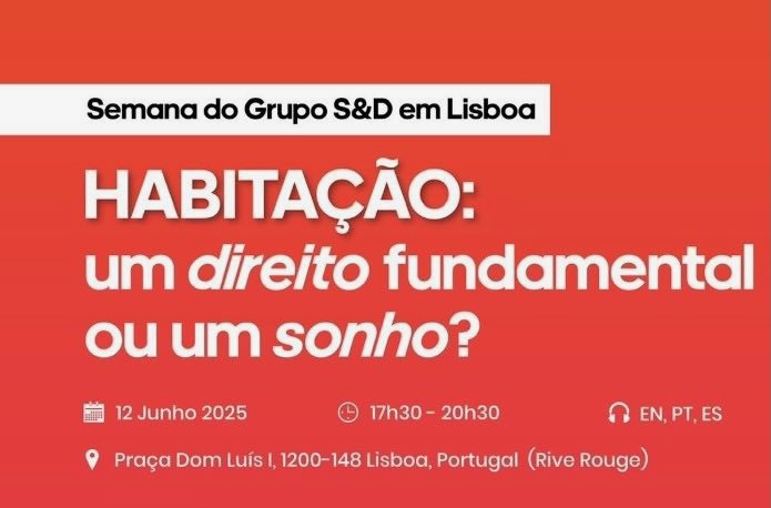 Respostas à crise da habitação em debate amanhã em Lisboa