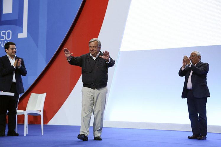 António Guterres regressa a um congresso do PS 16 anos depois