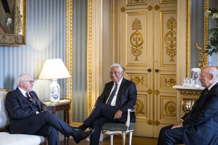 António Costa recebeu Presidente alemão e vice-presidente da Comissão Europeia