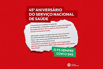 45 anos do SNS – Celebrar a nossa maior conquista coletiva